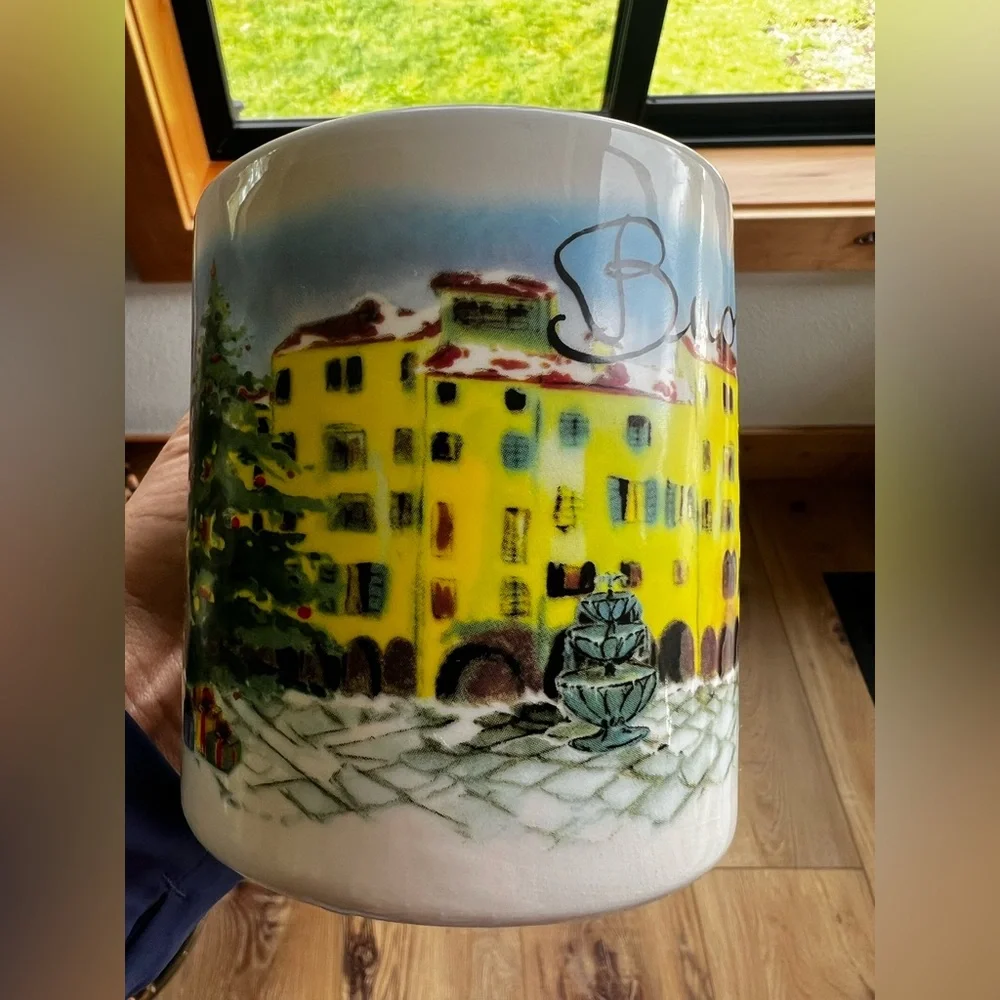 Sur La Table x Massimo Giacon Natale 2012 Christmas Mug Collectible Stoneware